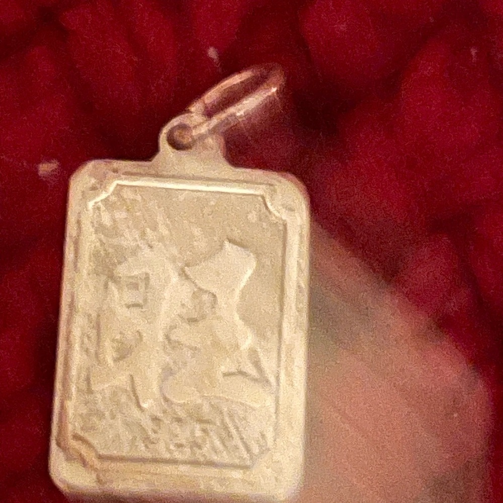Lovely Chinese inspired pendant in sterling silver